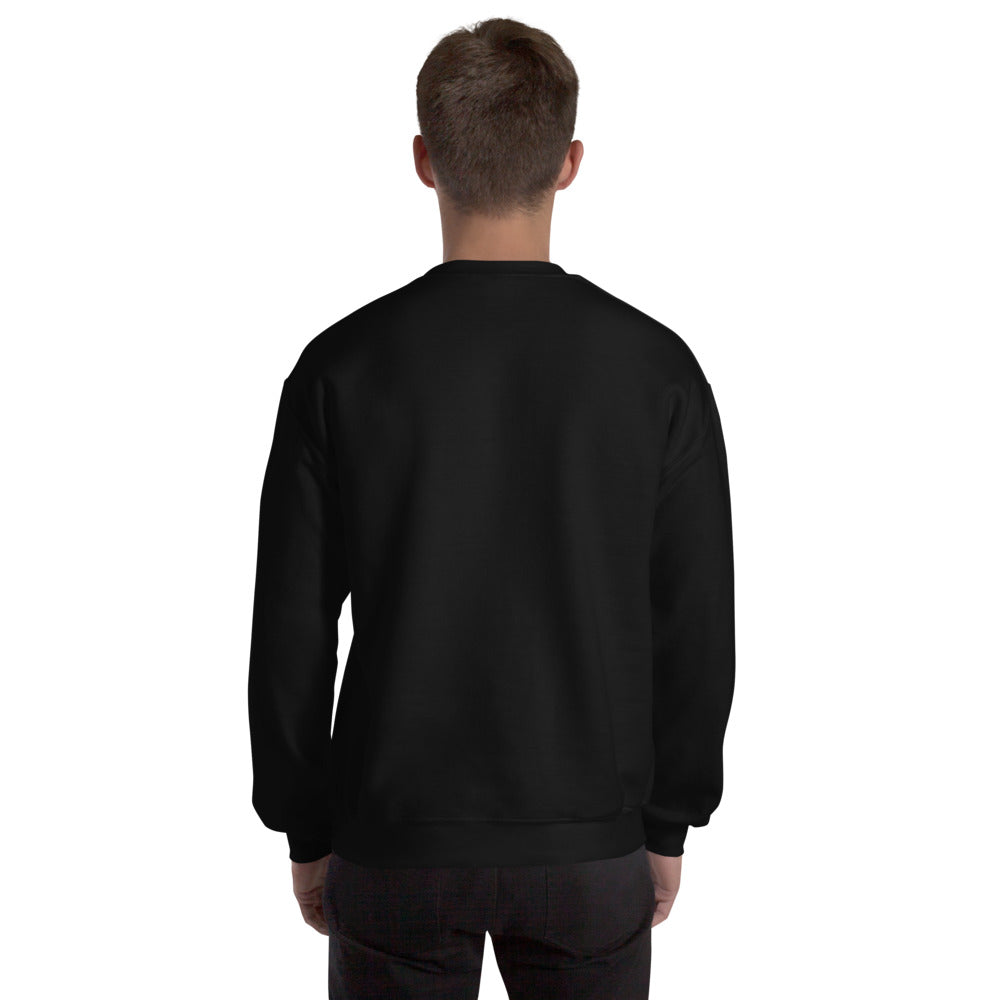 "Shit, I Need Some XCP" Crewneck sweatshirt — Black, Men's Back