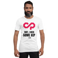 "Shit, I Need Some XCP" Unisex t-shirt — White, Men's 4 Front