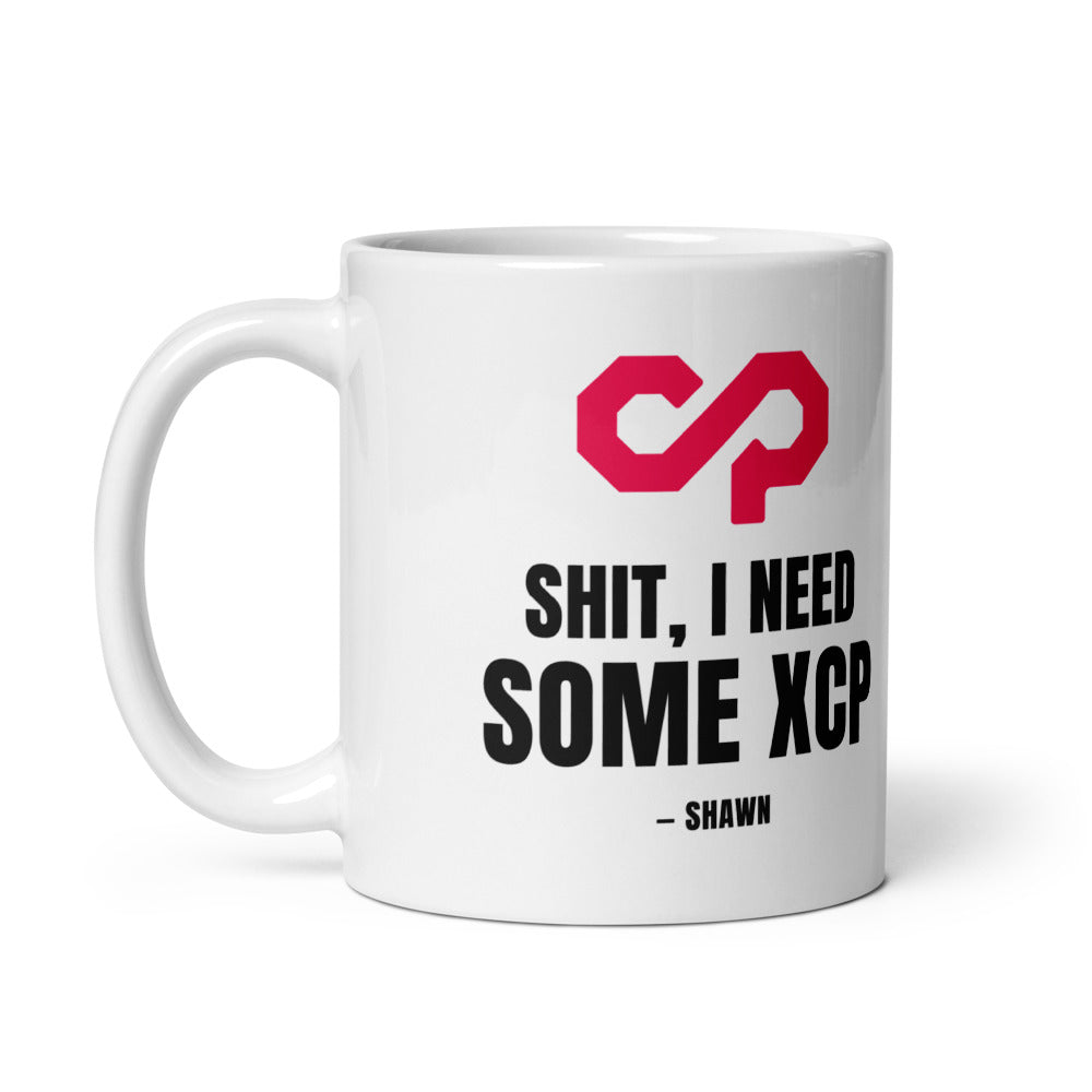 "Shit, I Need Some XCP" Mug, 11 oz — 11 oz, Default Handle on Left