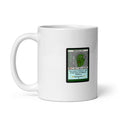 RAREPEPE by Mike — Rare Pepes Series 1 Card 1 — on a mug, 11 oz, Default Handle on Left